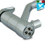 Rubinetto tre vie miscelatore canna bassa