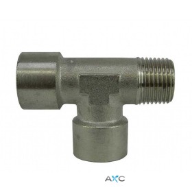 Raccordo a T M FF  1/2" Nichelato