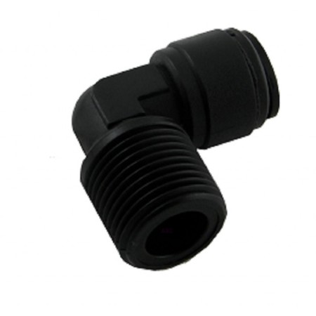 Gomito filettato 1/4" tubo 8 mm