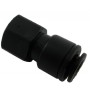 Raccordo diritto F 1/4" tubo 6 mm