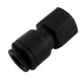 Raccordo diritto F 1/4" tubo 6 mm