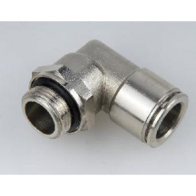 Raccordo gomito 8 mm - 3/8" Metallico