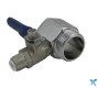Raccordo dritto M F 3/8" foro 1/4"
