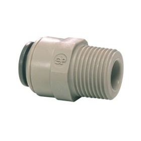 Raccordo innesto rapido maschio dritto  tubo 3/8" filetto 1/2"