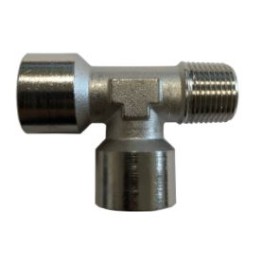 Raccordo a T M FF  3/4" Nichelato
