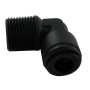 Gomito filettato 1/4" tubo 10 mm