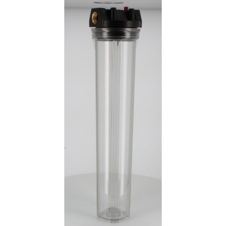 Tazza porta filtro 3 pezzi 20" OT Trasparente