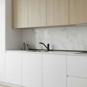 Rubinetto tre vie miscelatore Fragranite Nero