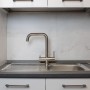 Miscelatore 5 vie quadro in acciaio inox 304