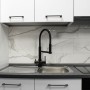 Miscelatore 5 vie doccia in acciaio inox 304 nero