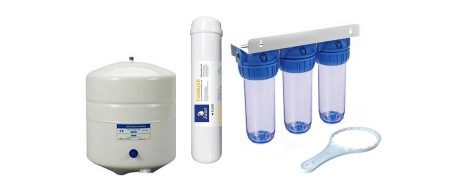 Osmosi Inversa Componenti. Filtri in linea, membrane, pressostato di minima | Acquaxcasa.com